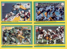 1984 Fleer Team Action CHUCK MUNCIE San Diego Chargers 4-Card Lot