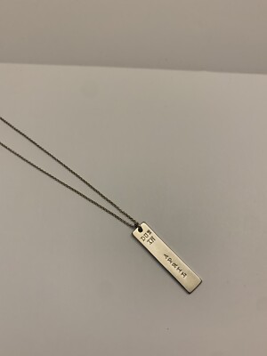 Pregnant Expecting A Baby: Due In April Necklace Silver Plated
