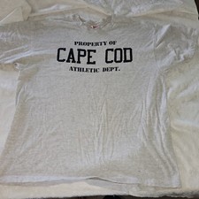 Vintage Hanes T Shirt Mens XL Made in USA Single Stitch Cape Cod Athletic Club
