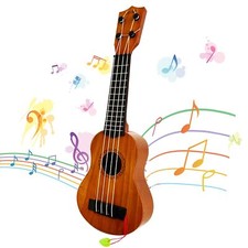 Kids Toy Ukulele Guitar,17 Inch Classical Guitar Musical Toy 4 Strings Guitar
