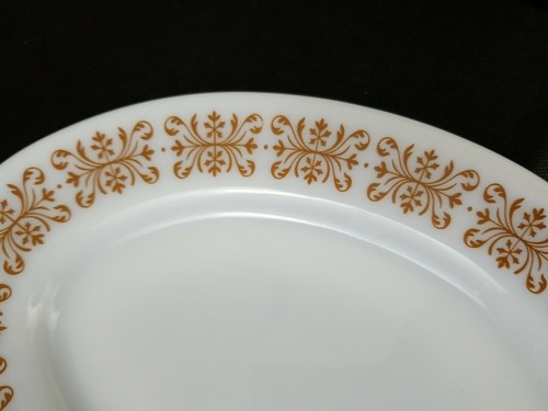 Pyrex Tableware by Corning Copper Filigree 9 3/8" Oval Dinner Platter #794-WOW - Picture 5 of 12