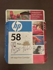 Genuine OEM HP 58 Photo Ink Cartridges HP58 NEW Sealed In Box Expired 2010