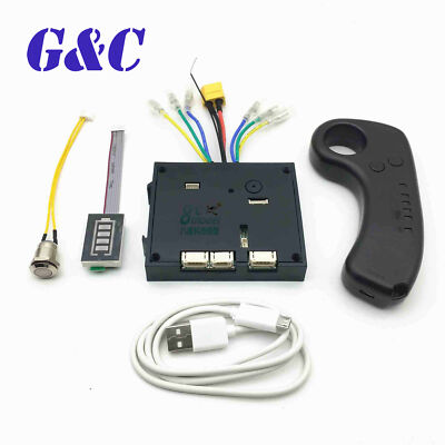 Kit Contrôleur ESC 36V Pour Skateboard Électrique – Double Moteur, 2,4G, Télécommande Incluse