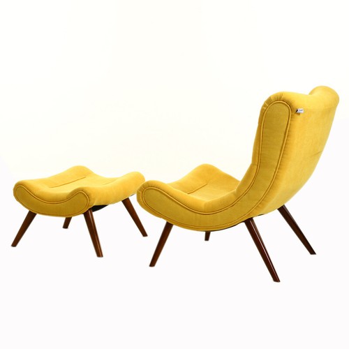 Upholstered Fabric Velvet Tub Armchair Single Leather Sofa Curved/WingBack Chair - Picture 108 of 388