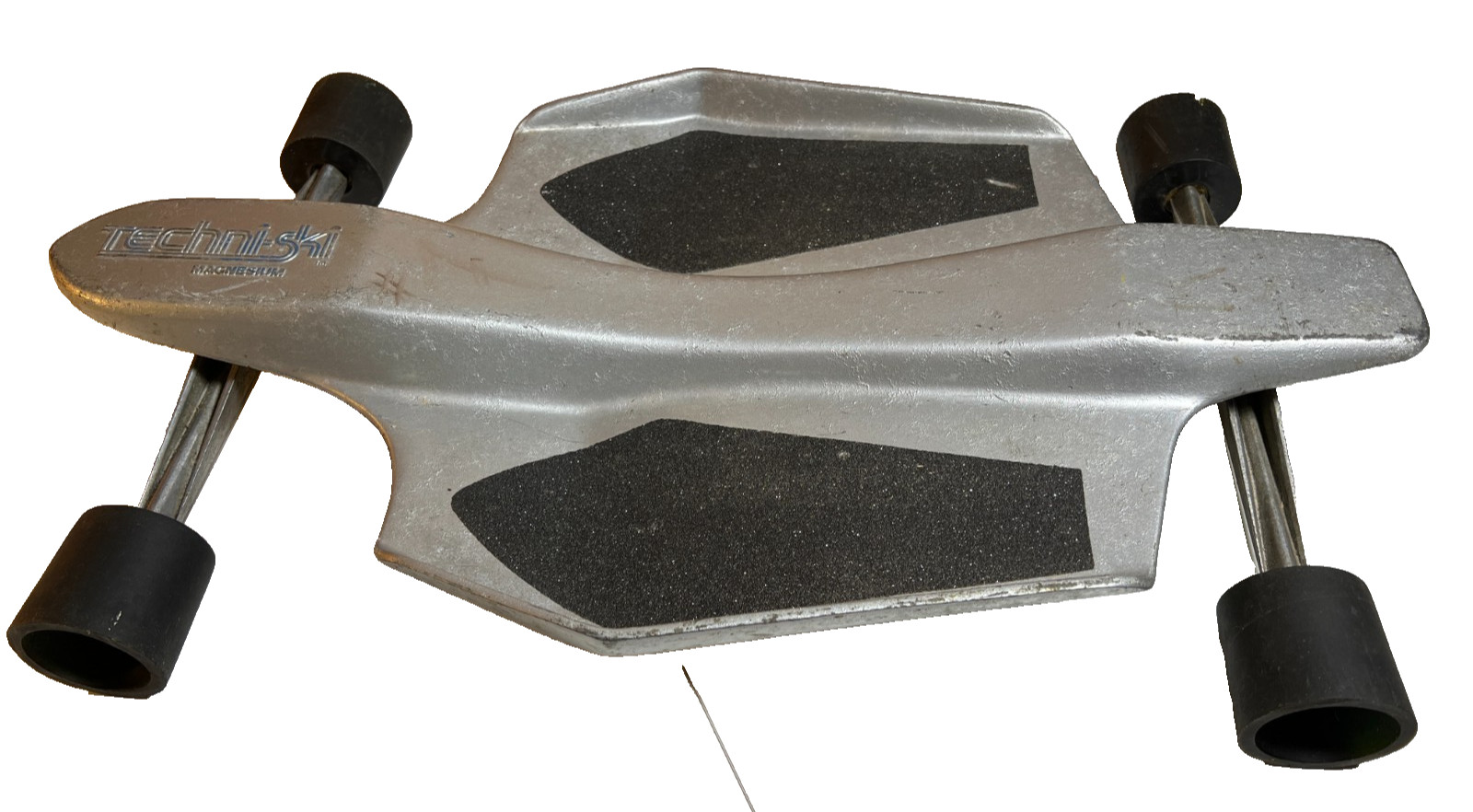 RARE Vintage Techni-Ski Street Ski Skiing Skate Board Magnesium Skateboard Metal