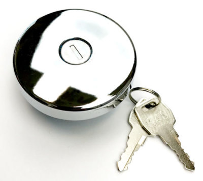 #ad 1955 2nd 1959 Chevy GMC Pickup Truck Polished Vented Locking Gas Fuel Cap 3100 $24.95