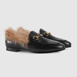furry gucci shoes