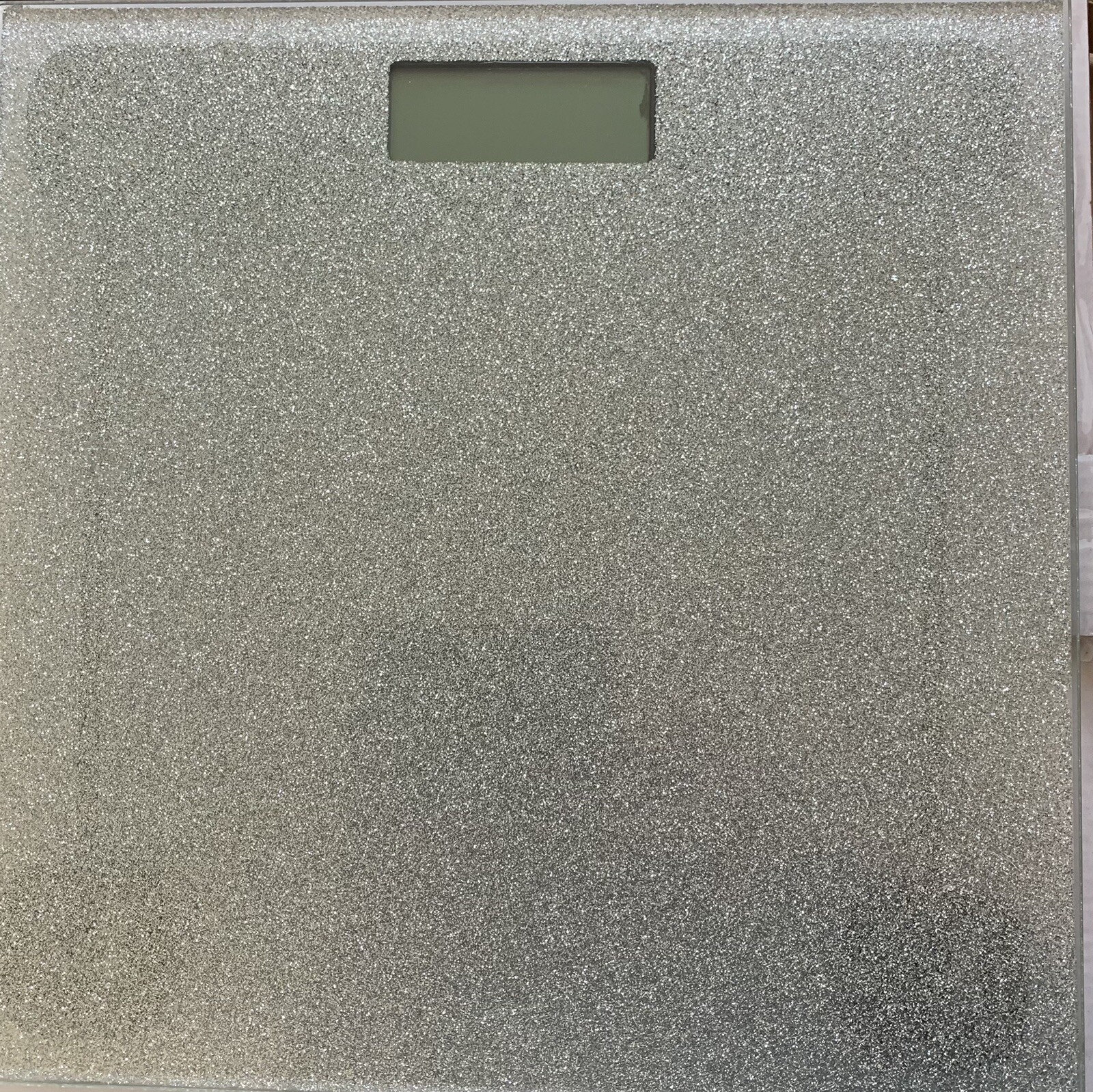 Silver Glitter Digital Bathroom Scales for sale  WORTHING