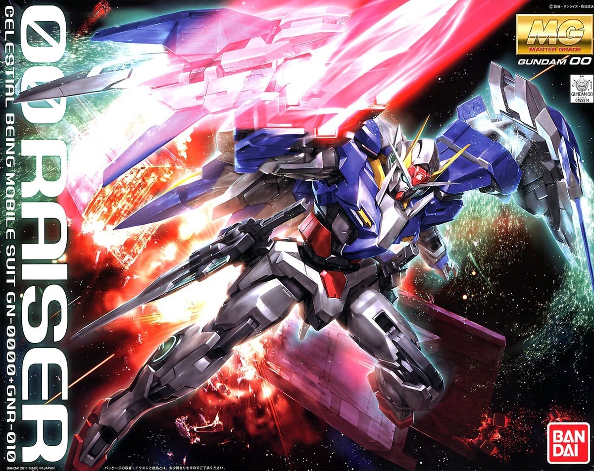ロボット 00RAISER celestial being mobile suit MG Master Grade 00 Raiser Celestial Being Mobile Suit GN-0000+GNR-010