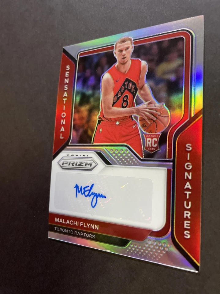 Malachi Flynn 2020-21 Panini Prizm Sensational Signatures - Silver Prizm Auto RC - Image 3 of 4