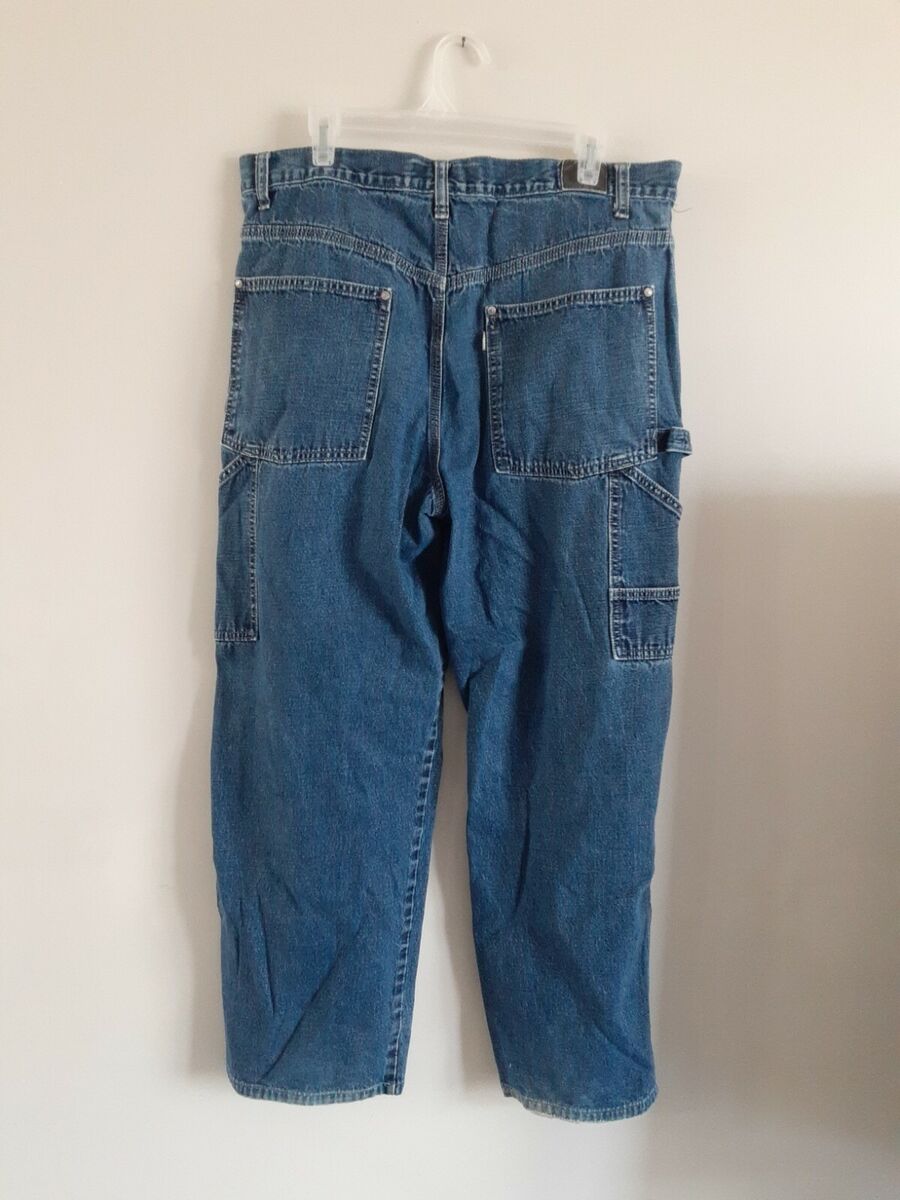 90's LEVIS Sz 36/32 Silvertab Balggy Skater Made In Hong 90's LEVIS Sz 36/32 Silvertab Balggy Skater Made In Hong