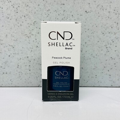 CND Shellac UV LED Gel Nail Polish - Peacock Plume #90860