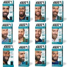 Just For Men Mustache & Beard, Beard Dye for Men with Brush Included - 12 shades