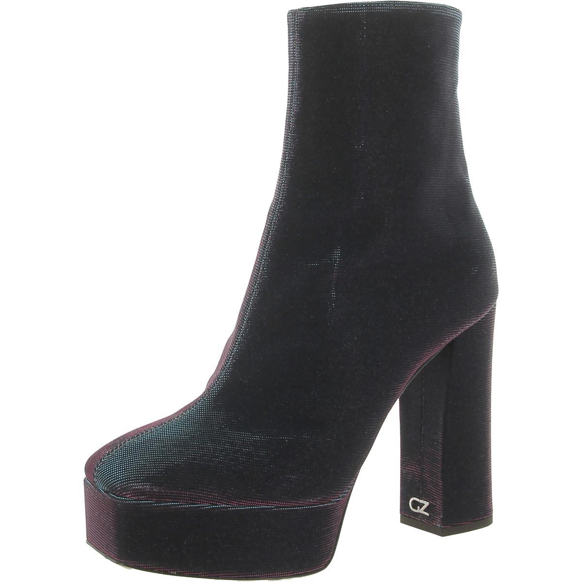 Женские сапоги до середины икры Giuseppe Zanotti Notturna фиолетового цвета 10 Medium BM 5208 119890₽