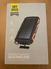 New Safe Speed Outdoor Protection Solar Power Bank Long Lasting Life Flashlight