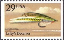 US #2548 MNH 1991 Fishing Flies Leftys Deceiver [Booklet Single]
