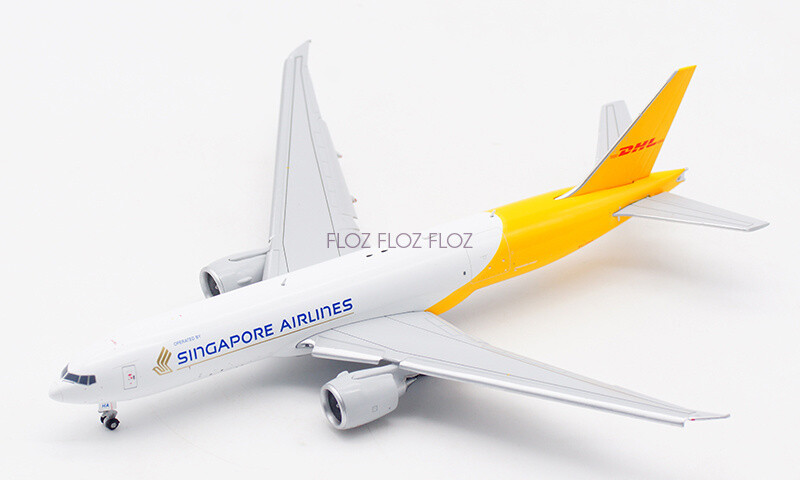DHL(シンガポール航空) 777F 9V-DHA 1/200 JC Wings SINGAPORE