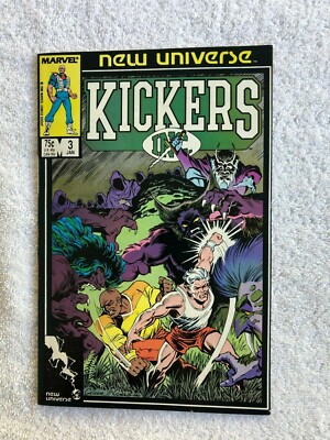 Kickers Inc. #3 (Jan 1987, Marvel) VF 8.0