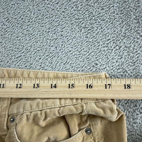 Banana Republic Ryan Fit Beige Corduroy Pants 10R Mid Rise Womens 4403 - Picture 6 of 10