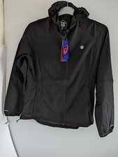 Asics Women's Packable Jacket, Black Size Large