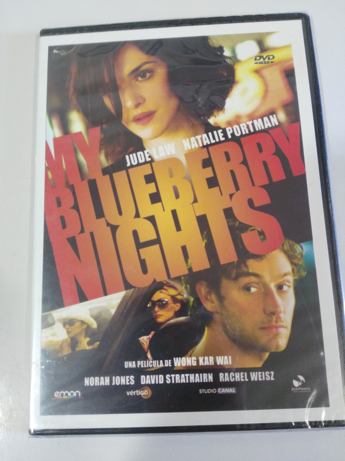 My Blueberry Nights Jude Law Natalie Portman Wai DVD Slim Español English New