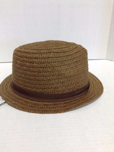 Damas Marrón Paja Moda Fedora Verano Sol Playa Gángster Sombrero Vestido - Imagen 4 de 4