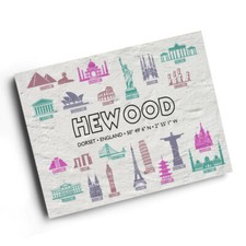 A4 PRINT - Hewood, Dorset, England - World Landmarks