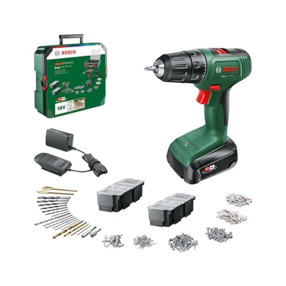 (TG. Set Premium) Bosch Home and Garden EasyDrill 18V-40 Trapano avvitatore a ba