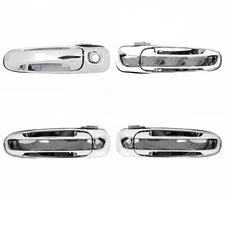 Front Rear Exterior Door Handle Set for Mitsubishi Raider Dodge Dakota Durango