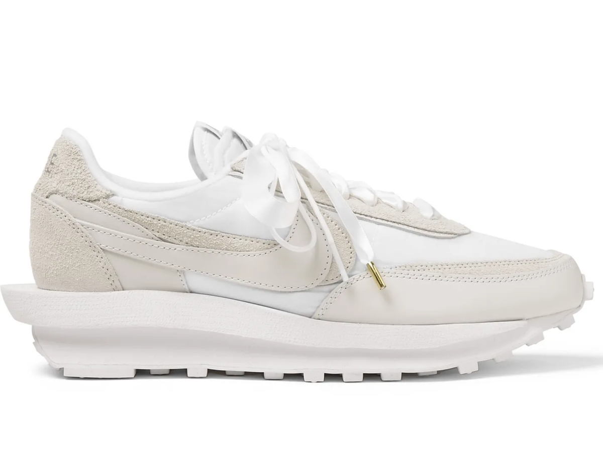 sacai × Nike LD Waffle White Sacai X Nike Ldwaffle White Trainers Sneakers Shoes 7 40 | eBay