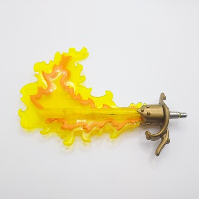 X-Men Classics Nightcrawler LIGHT UP SWORD black yellow flame