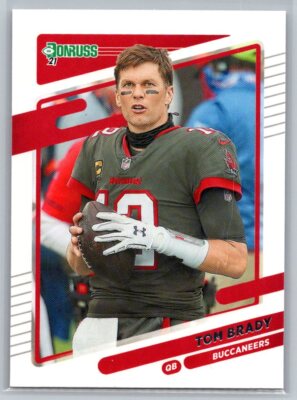 2021 Donruss #1 Tom Brady No Helmet