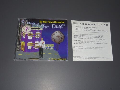 NEW POWER GENERATION (PRINCE) - COUNT THE DAYS / MAXI-CD (MINT-) & PROMO-SHEET