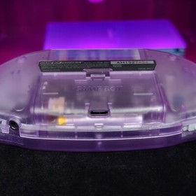 Atomic Purple Game Boy Advance GBA iPS LCD Usb-C 1800 mAh Rechargeable Battery