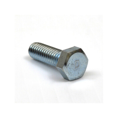 1/4 Inch x 20 x 3/4 Inch  Hex Bolt ZP Full Thread  (100 QTY)