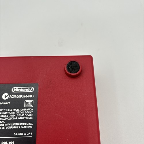 Nintendo Gamecube Game Boy Player Char Dol-017 Red Region Free - Picture 3 of 7