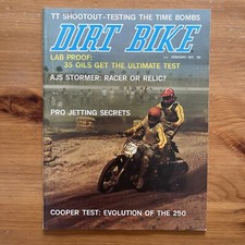 DIRT BIKE MAGAZINE FEBRUARY 1973 AJS STORMER COOPER 250 ENDURO MX VINTAGE
