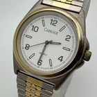 VTG Carriage by Timex Quartz Watch Men Dual Tone Stretch Analog New Battery