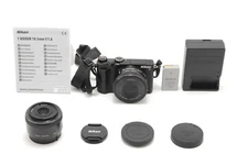 【MINT S/C 1080】Nikon 1 J5 Digital Camera 10-30mm 18.5mm lens x2 kit