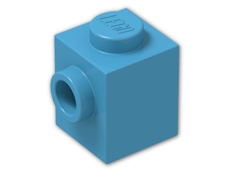 LEGO BRICK MODIFIED 1X1 W/ STUD ON SIDE (5 PCS) CHOOSE YOUR