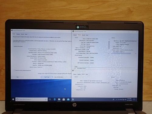 HP ProBook 4540s Core i3-3110M 2.4 GHz 4 GB RAM NO HDD 15.6" Parts 2CE3220NXZ - Picture 2 of 12