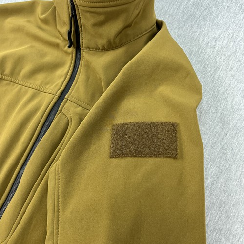 Highlander Odin Softshell Jacket Mens M Coyote Brown AB-TEX PitZips Fleece Lined - Picture 12 of 21