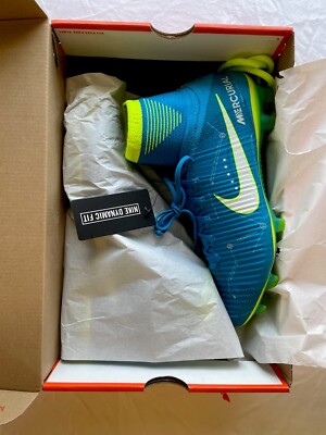 Nike Mercurial Superfly V NJR FG Neymar Blue/Volt/Green Speed Boot