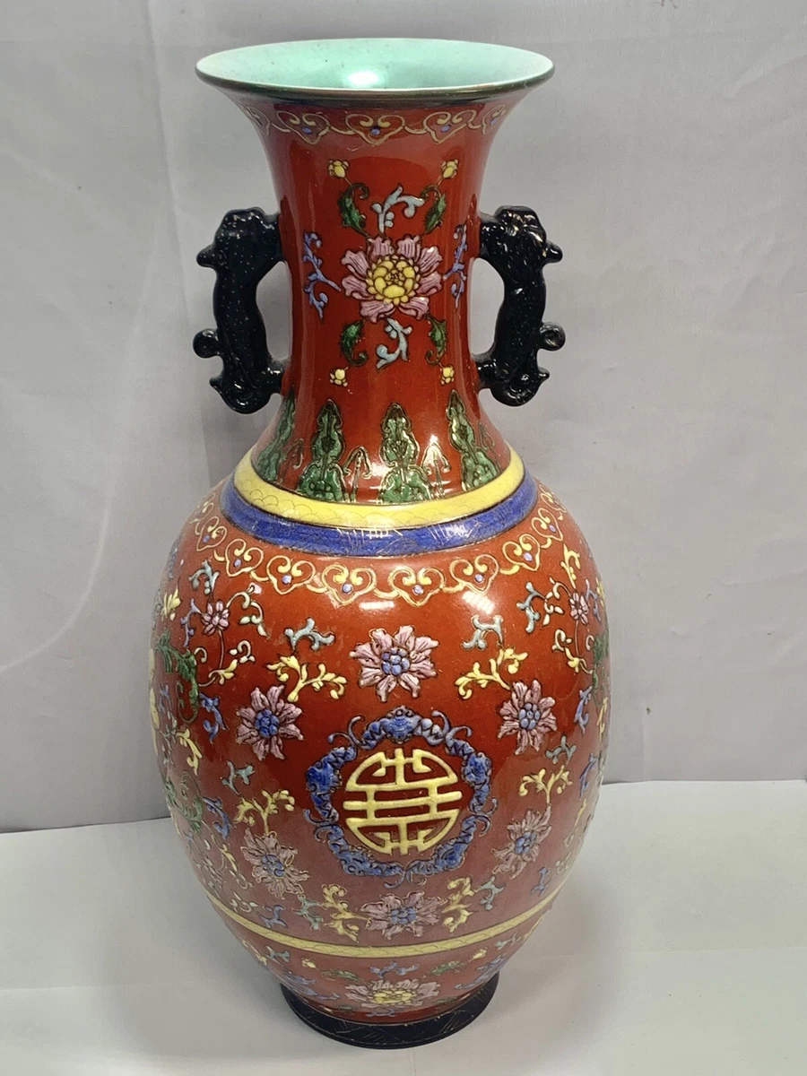 陶瓷粉红色1900-1940 中国古董花瓶| eBay