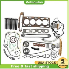 For 08-15 Chevrolet Malibu Equinox L4 2.4L Timing Chain Kit MLS Head Gasket Set