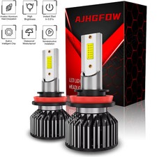 H11 H9 H8 LED Headlight Bulb Kit Low Beam Fog Light 70W 7000LM 6000K White 2x