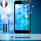 Ecran vitre tactile pour Wiko Pulp noir + kit outils