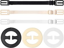 6er Set BH Clip Tr&auml;ger Dekollet&eacute; Bruststraffung Enhancer Bra Extender Verl&auml;ngerung