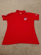 2012 LONDON OLYMPICS Red Virgin Trains Team VT Arbeit Polohemd Herren M MEDIUM