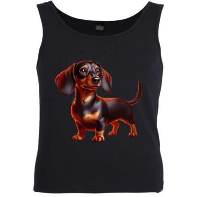 Tank Top Dackel Dachshund Teckel Jagdhund Jagt Dackelwelpe Dackelschule 402912s